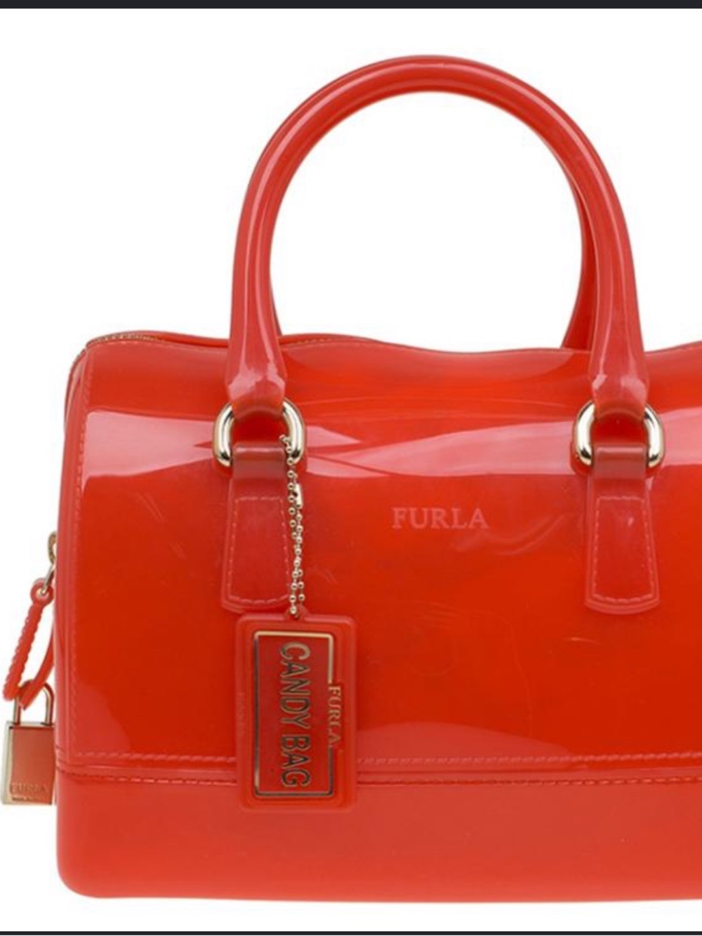 Furla Candy Handbag Cherry Red